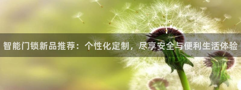 jdb电子变脸破解：智能门锁新品推荐：个性化定制，尽享安全与
