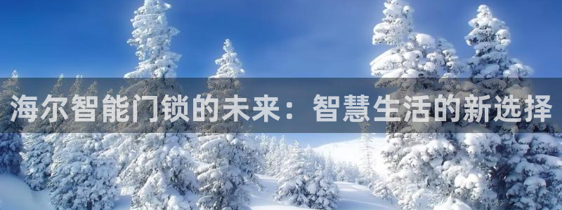jdb爆分多的游戏：海尔智能门锁的未来：智慧生活的新选择