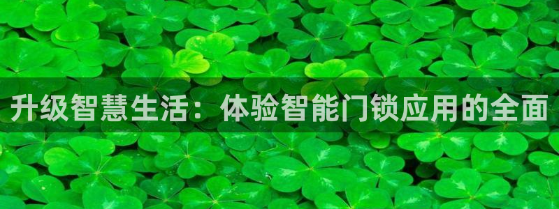 jdb免费游戏：升级智慧生活：体验智能门锁应用的全面