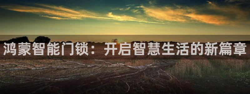 jdb_official_v1.1.4：鸿蒙智能门锁：开启智