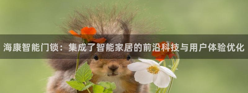jdb yes download：海康智能门锁：集成了智能家