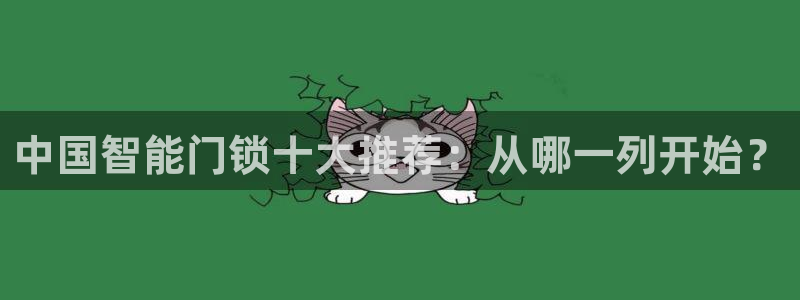jdb电子游戏是哪个国家：中国智能门锁十大推荐：从哪一列开始
