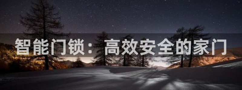 jdb电子官网攒l y7 9。cn:智能门锁:高效安全的家门
