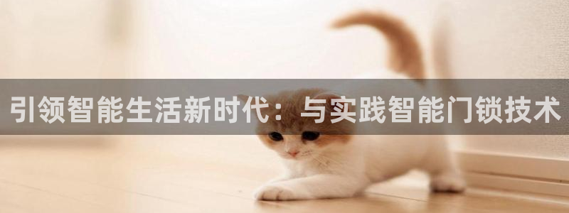 jdb电子游艺注册送菠菜:引领智能生活新时代:与实践智能门锁