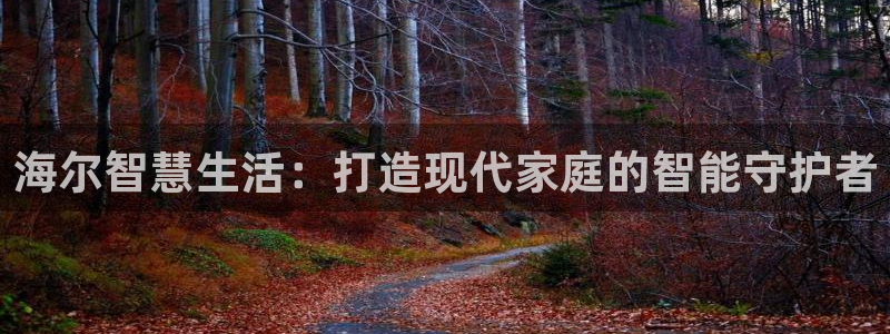 jdb电子什么时间爆率高:海尔智慧生活:打造现代家庭的智能守