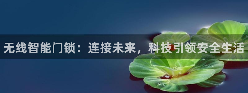 jdb游戏怎么玩能赢钱：无线智能门锁：连接未来，科技引领安全