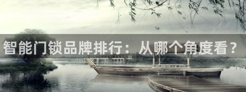 jdb平台是哪个公司：智能门锁品牌排行：从哪个角度看？