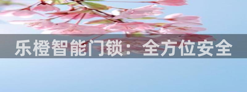 jdb电子夺宝试玩平台：乐橙智能门锁：全方位安全