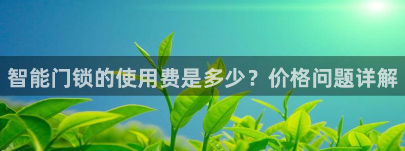 jdb电子富豪哥：智能门锁的使用费是多少？价格问题详解